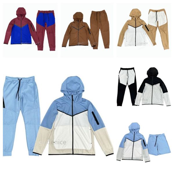 Tech Fleece Tracksuit Homem Luxo Hoodie Manga Longa Mulheres Zip Up Hoodie Terno Hoodies Designer Tech Suit Sportswear Moda Casual Secagem Rápida Roupas de treino