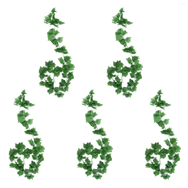 Dekorative Blumen Weinblatt Rebe Simulation grüne Blätter künstliche Efeu gefälschte Pflanze Weihnachtsgirlande