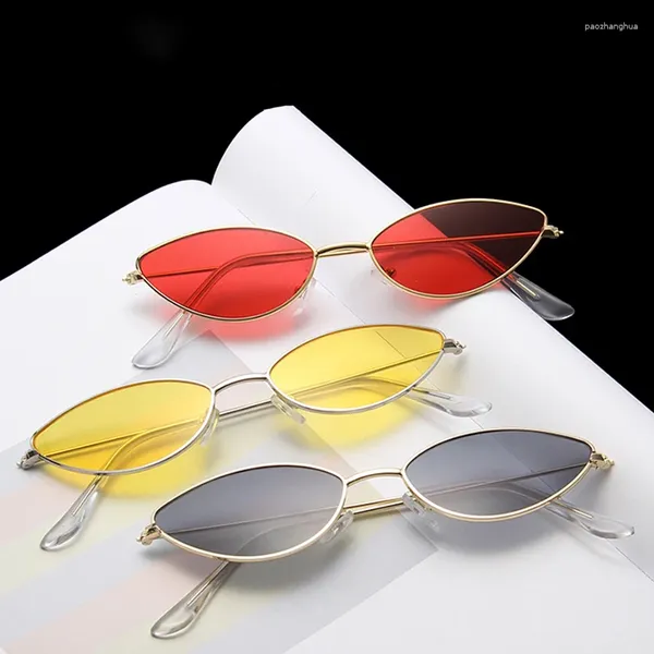 Sonnenbrille Kleine Katzenauge Vintage Unisex Sonnenbrille UV-Schutz Outdoor-Gläser Goggle Shades Sommerzubehör