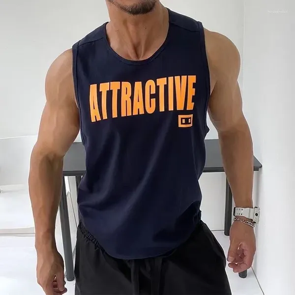 Regatas masculinas verão ginásio top homens treino malha sem mangas camiseta fitness musculação roupas de treinamento coletes musculares homem correndo singlets