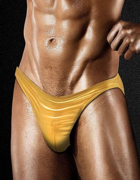 Austinbem Men039s Low Rise Swimwear Sunga Swim Bikini Briefs Sexy Gold Silver Board Surf Shorts Gay Maiô Verão Banho 9929084