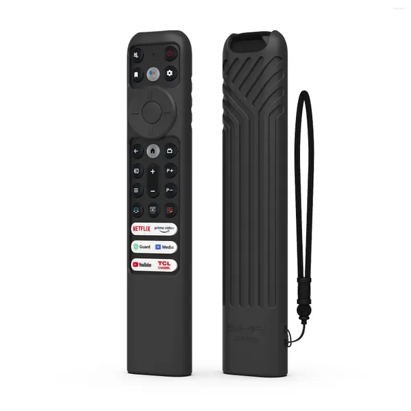 Controladores remotos SIKAI Silicone Protetora Caso para TCL Control RC902V Smart TV Capa à prova de poeira