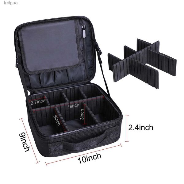 Accessori per borse per fotocamera Custodia rigida in EVA impermeabile LTGEM per trucco Comestic Organizer Borsa per artisti portatile YQ240204