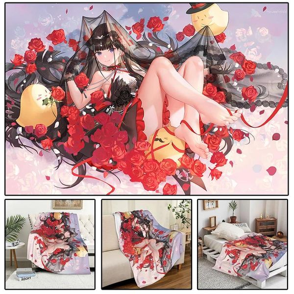 Handtuch Azur Lane Bad Anime Großer Strand Benutzerdefinierte Weiches Hochwertiges Flanell Personalisiert Für Körper Schlafzimmer Badezimmer