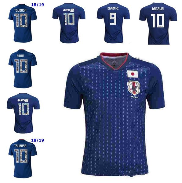 18 20 Japão OSAKO Mens Soccer Jerseys National Team ATOM KAGAWA Endo OKAZAKI NAGATOMO HASEBE KAMAMOTO Uniformes de futebol em casa