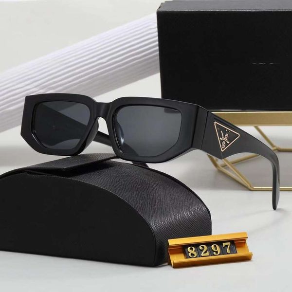 Desginer parda Sonnenbrillen, modische quadratische Sonnenbrillen für Herren und Damen mit kleinem Rahmen, Bestseller zu Hause