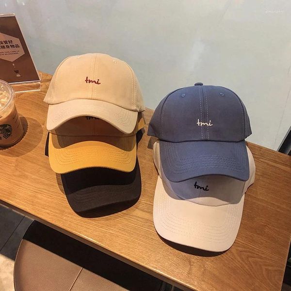 Бейсбольные кепки, женская модная бейсболка с маленькой буквой и вышивкой, мужская уличная студенческая солнцезащитная кепка в Корейском стиле, винтажная бейсболка в стиле хип-хоп