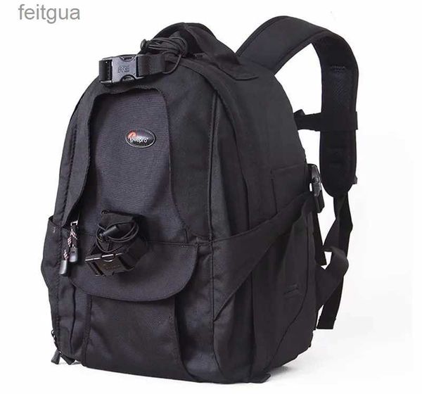 Аксессуары для сумки для камеры Акция Распродажа Lowepro Mini Trekker AW Photo DSLR Bag Цифровой SLR дорожный рюкзак с всепогодным чехлом YQ240204
