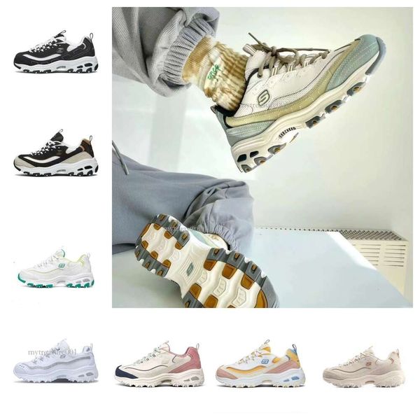 2024 California Skechers Schuhe Designer Air Shoes 1.0 Winter Damenschuhe Milk Tea Bear Sneakers Retro Panda Schuhe Herren Trainer Brown Sugar Milk Daddy Schuhe 887 519