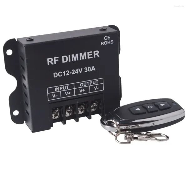 Controller DC12-24V 30A Einfarbige LED-Streifen-Controller-Verstärker-Dimmer mit FR-Funkfernbedienung oder manueller Taste