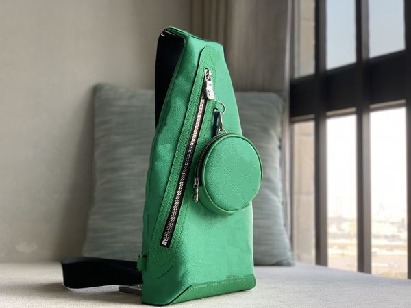 Borsa in prima linea di tendenza della moda portatile da uomo 2024 GREEN