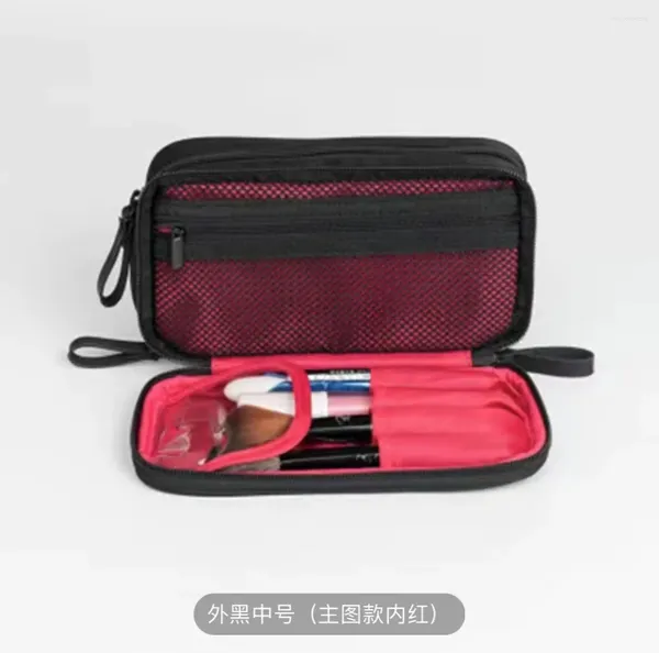 Kosmetiktaschen Einfache Ins Wind Make-up-Tasche Hand in mit einem kleinen Reise-Großraum-Aufbewahrungspaket Mund roter Umschlag