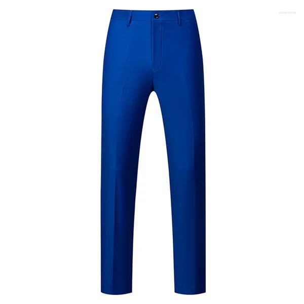 Abiti da uomo Pantaloni da completo da uomo Stile britannico Abbigliamento formale da lavoro Abbigliamento Semplice Slim Fit Pantaloni da ufficio casual Pantalones dritti Hombre