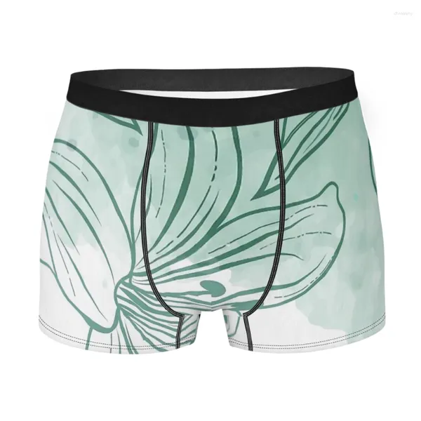 Mutande Fiori disegnati a mano Motivi geometrici Motivi Homme Mutandine Intimo da uomo Pantaloncini sexy Boxer