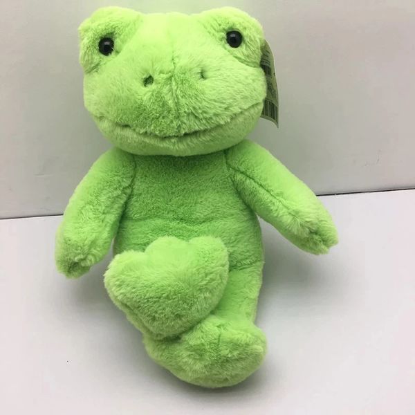 Kawaii 40 cm Rana Verde Peluche Animali di Peluche Bambola Bambino Bambini Bambini Ragazze Ragazzi Adulti Regali di Compleanno Home Desk Room Decor 240123