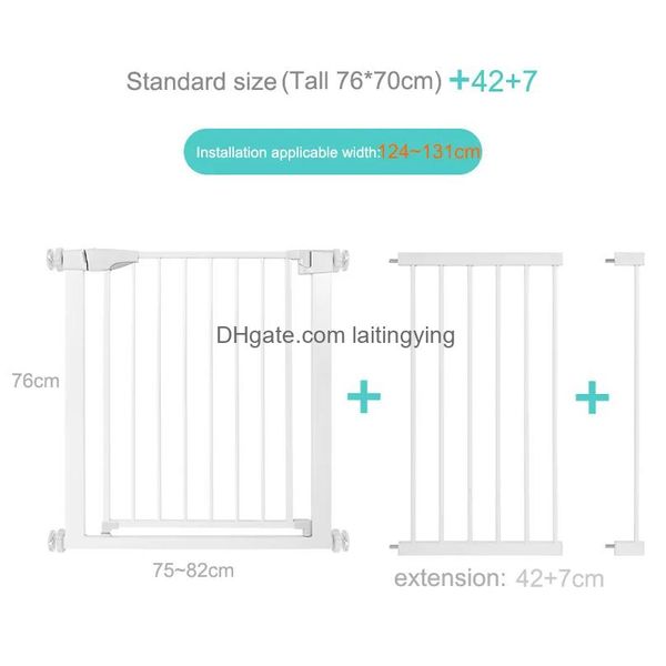 Accessori per passeggini Punch Cancello di sicurezza per bambini Recinzione anticaduta Cancelli per scale Box Porta di isolamento per cani Sicurezza per animali domestici Protec Dh4W5