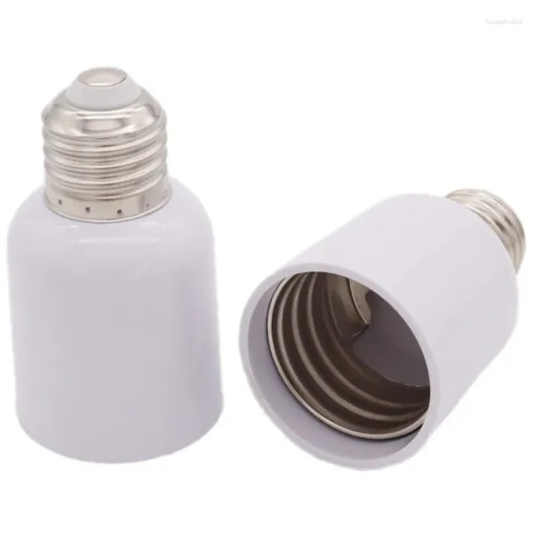 Lampenfassungen E27 bis E40 LED-Lichthalter Konverter Schraubbirnenfassung Adapter Sparen Halogensockel PBT Weiß Schwarz