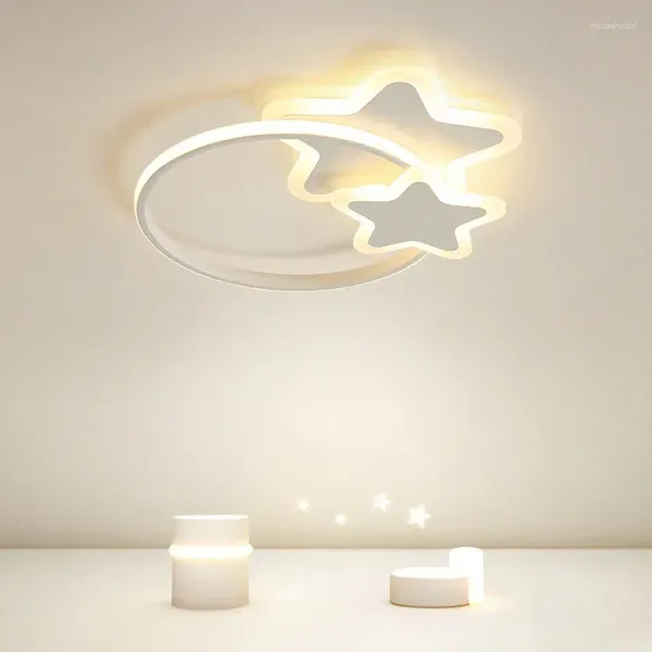 Luzes de teto moderna lâmpada led para crianças sala estar jantar quarto estudo corredor lustre interior decoração para casa luminária lustre