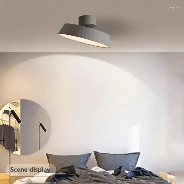 Deckenleuchten Nordic LED-Licht Moderne Macaron drehbare Lampen für Flur Eingang Schlafzimmer Wohnzimmer Bar Beleuchtungskörper