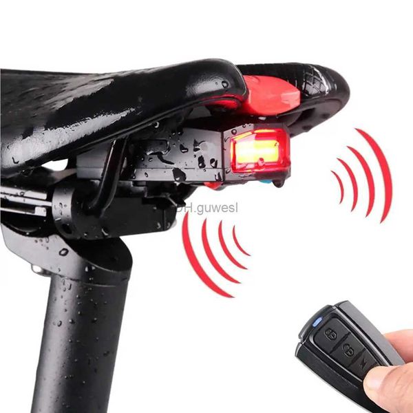 Outros acessórios de iluminação Bicicleta sem fio Alerter Alarm Lock Plástico Flexível Bell Controller Household Reparação Loja Ciclismo Lanterna Traseira Suprimentos YQ240205