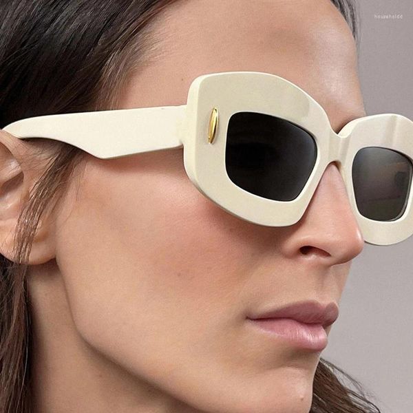 Солнцезащитные очки Классические Ретро Квадратные Очки Круглые Солнцезащитные Очки Женщины Мужчины Винтаж Дизайнерские Оттенки Очки Модные Аксессуары Заклепки