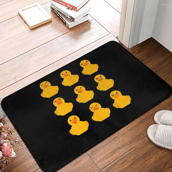 Tapetes Pato de Borracha Anti-Slip Capacho Sala de Estar Cool Banho Brinquedo Presente Corredor Tapete Bem-vindo Tapete Decoração Interior