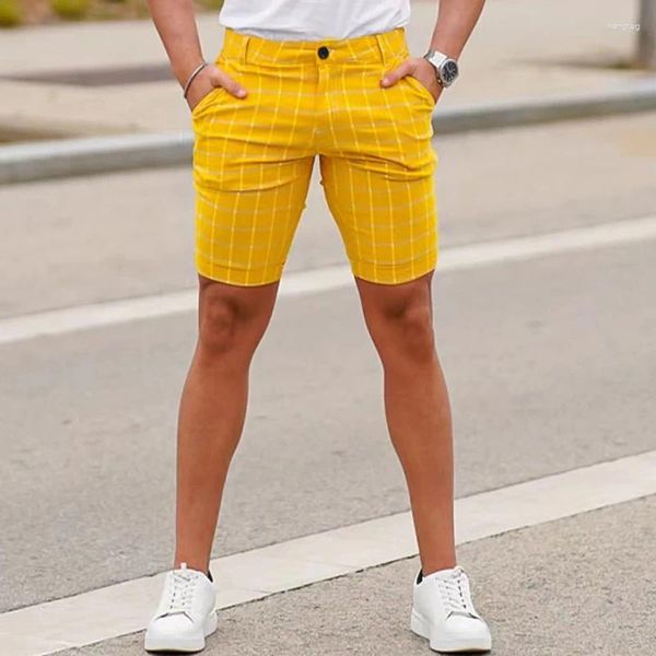 Pantaloncini da uomo 2024 Abbigliamento da uomo Tasche larghe Legging Pantaloni con stampa a righe Pantaloni sportivi Pantaloni da spiaggia con coulisse a vita media da uomo casual