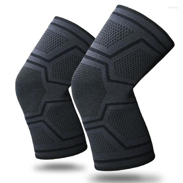 Ginocchiere AOFIT 1 pezzo Ginocchiera sportiva Gel di silice Antiscivolo Corsa Yoga Ginocchiera Ventilazione protettiva Maglia Nylon Alta elasticità