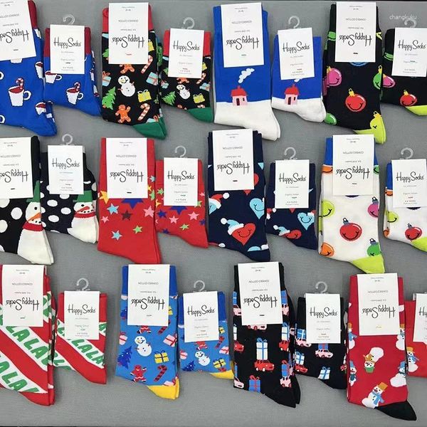 Женские носки «С Рождеством», семейные, для мам, детские, хлопковые, детские, с трубкой для мальчиков и девочек