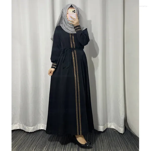 Ethnische Kleidung, arabische Robe, Mode, Naher Osten, muslimischer Kaftan, Dubai, Fix-Diamant-Party-Abendkleider für Frauen