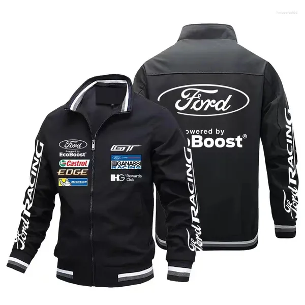 Jaquetas masculinas Ford GT Racing Jaqueta F 1 Le Mans Comemorativa Com Capuz Para Homens E Mulheres Clube Tendência Personalizável