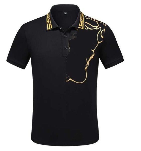 2024 Designer Stripe Polo Camisa Camisetas Snake Polos Bee Floral Mens High Street Fashion Horse Polo Luxury T-shirt 011