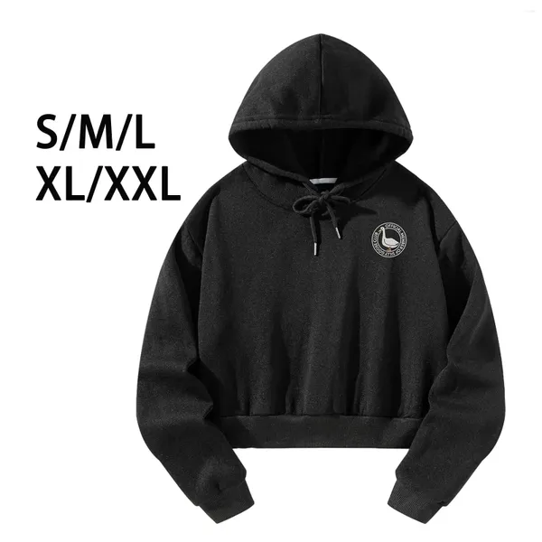 Kadın Hoodies Kadın Kırpma Top Hoodie Sweatshirt Uzun Kollu Üstler Spor Tatil Alışverişi için Giderlik İçin Şık Şık Sonbahar Giysileri