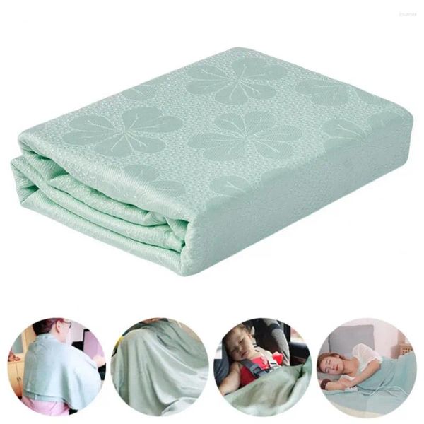 Cobertores macios bebê verão cobertor amigável para a pele dormindo máquina respirável lavável crianças resfriamento