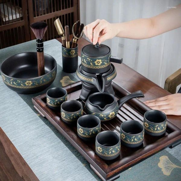 TeAware Setleri Porselen Çay Bardağı Seti Kungfu Seyahat Pot ve Mutfak Aksesuarları