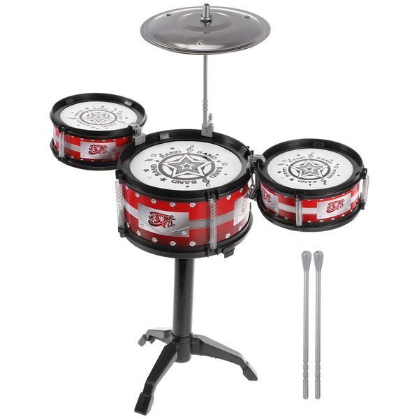 Set di batteria jazz per bambini, giocattoli a percussione, set da gioco, strumenti musicali educativi, regali di compleanno per bambini per ragazzi e 240124