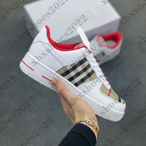 Yeni Beyaz X 1 Düşük Kuvvetler MCA Üniversitesi Mavi 2019 Erkek Ayakkabı Moda Tasarımcıları Spor Sneakers Air One Des Chaussures Kapalı Ayakkabılar UK 36-46