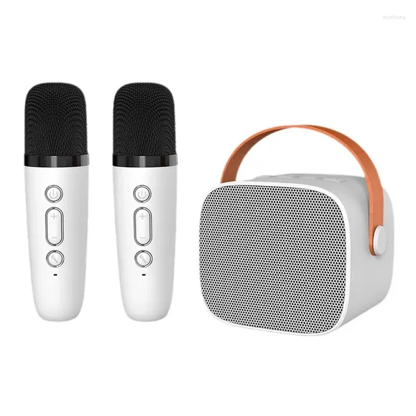 Microfoni Mini microfono karaoke Altoparlante compatibile Bluetooth Ktv Party Player Riduzione del rumore per ragazze e ragazzi