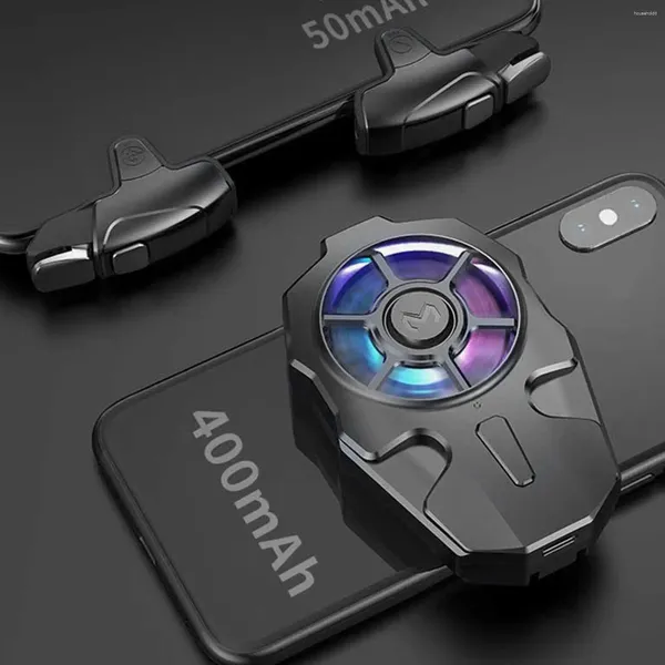 Oyun Denetleyicileri AK03 Cep Telefonu Oyun Tetikleyici Joystick Gamepad iPhone/iOS/IOS/Android Çekim Erişimi için Radyatör Denetleyici Düğmesi