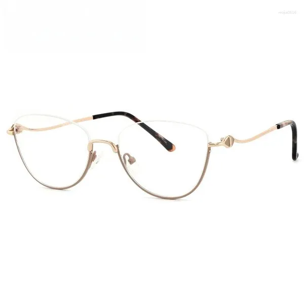 Güneş Gözlüğü Çerçeveleri Mavi Işık Engelleme ve Optik Reçeteli Vintage Gözlükler için El İşçili Yarı Yenilemsiz Gözlükler Çerçeve Erkek Kadınlar