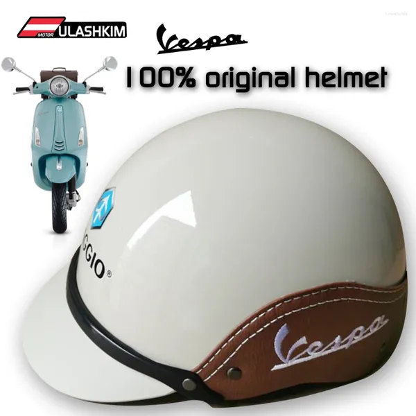 Caschi Moto Vespa Casco Originale Universale Per Scooter Retro Mezzo