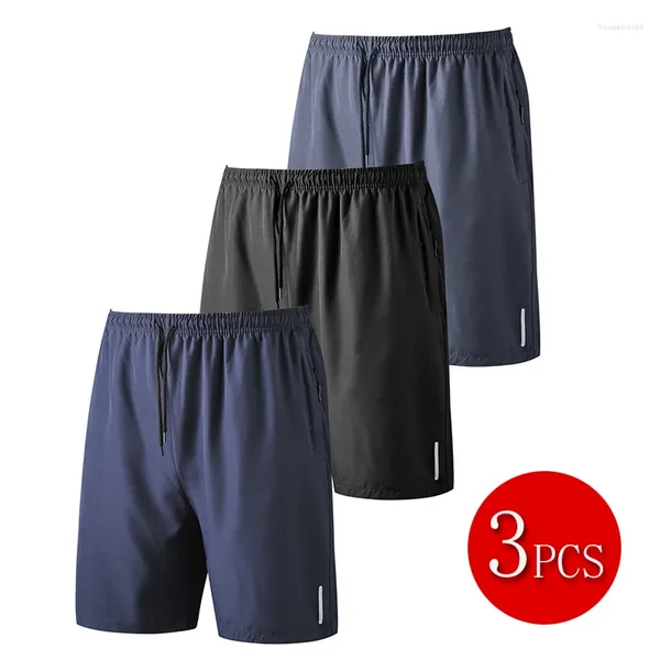 Männer Shorts 3 teile/los Taille 100 CM Plus Größe Männer Schnell Trocknende Hosen Beiläufige Laufende Sommer Komfort Männliche Gerade