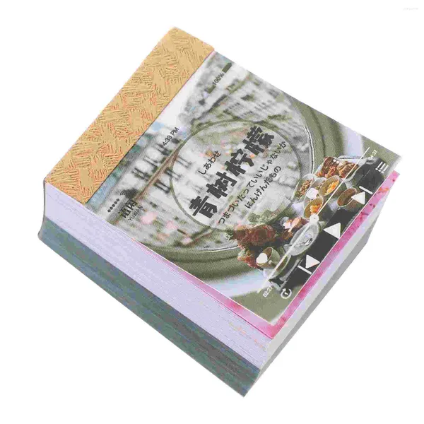 Garrafas de armazenamento 400 folhas/adesivos de livro Presentes para casa para família Decorativa Decorative Scrapbook Material Journal Papers Presents