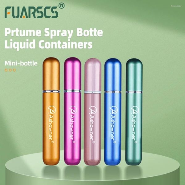 Aufbewahrungsflaschen 5/8 ml Parfüm-Sprühflasche Tragbare Mini-Glas-Duftpumpe Nachfüllbare Behälter Zerstäuber Reisekosmetik