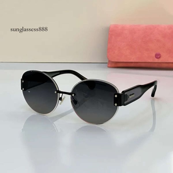 Miui güneş gözlüğü tasarımcısı güneş gözlüğü yüksek kaliteli oval güneş retro küçük yuvarlak güneş gözlüğü yeni ürün reçete gözlükleri 810