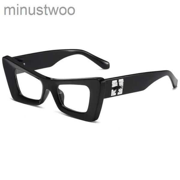 Модные прямоугольные солнцезащитные очки Off Fotch Hole Design для женщин и мужчин 2024 Новый продукт Ретро модные очки в маленькой оправе Наружные повседневные солнцезащитные очки с защитой от ультрафиолета 564B