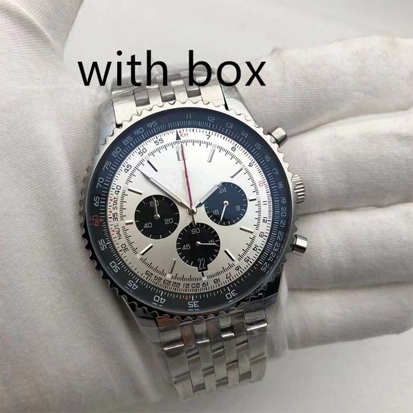 U1 relógio masculino bateria de quartzo relógio de borracha aço inoxidável pulseira clássica relógios 46MM safira luminosa à prova d'água montre de lux aaa relógio de pulso