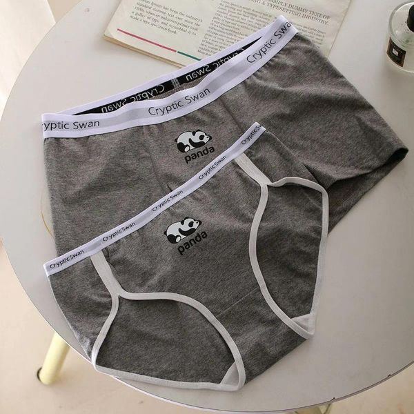 Calcinha feminina sexy engraçado mulheres g string tanga homens boxer shorts de algodão roupa interior casais amante cuecas namorado namorada lingerie