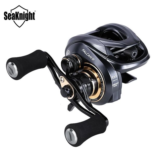 Seaknight marca falcan iii série carretel de arremesso 73 1 81 ultraleve 180g potência máxima de arrasto 15lb pesca de fundição longa 240119