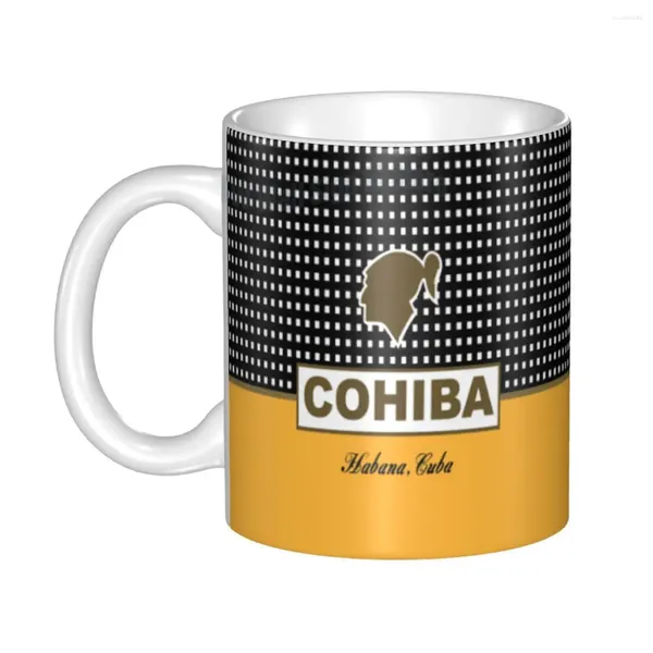 Tazze Cohiba Kanye Cubano Personalizzato Caffè Tazza in ceramica Tazza Regalo creativo Lavoro all'aperto Campeggio e